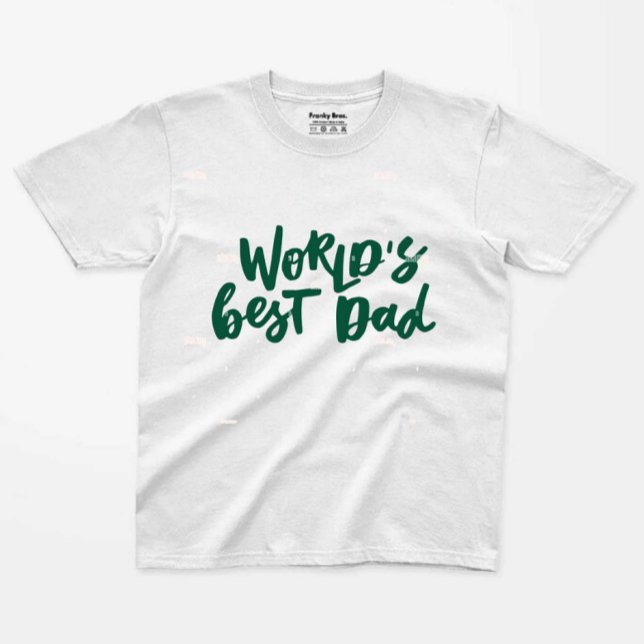 Camiseta De Bebé El mejor papá de Word (Subido por el creador)