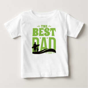 Camiseta De Bebé El mejor papá del mundo