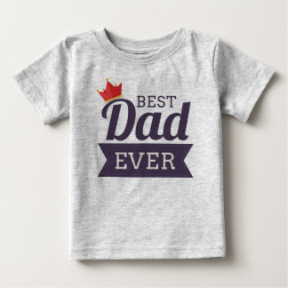 Camiseta De Bebé El mejor papá nunca