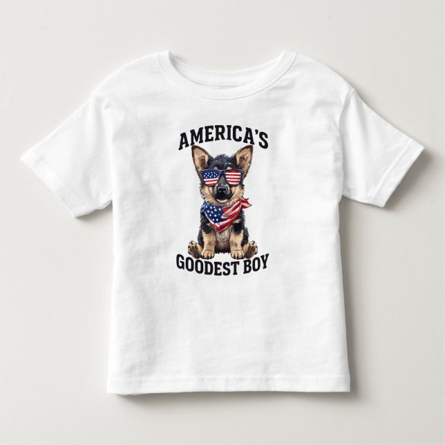 Camiseta De Bebé El mejor pastor de América (Anverso)