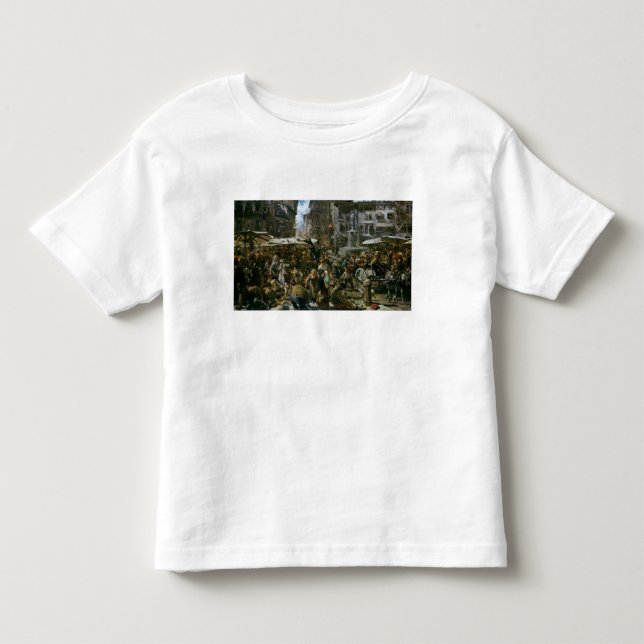Camiseta De Bebé El mercado de Verona (Anverso)