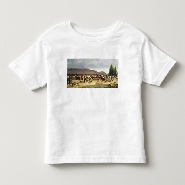 Camiseta De Bebé El mercado del cerdo, 1875 (Anverso)