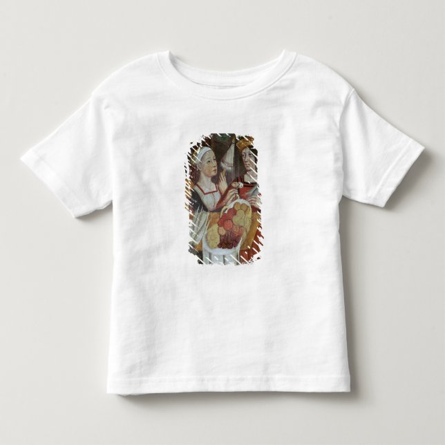 Camiseta De Bebé El mercado vegetal (Anverso)