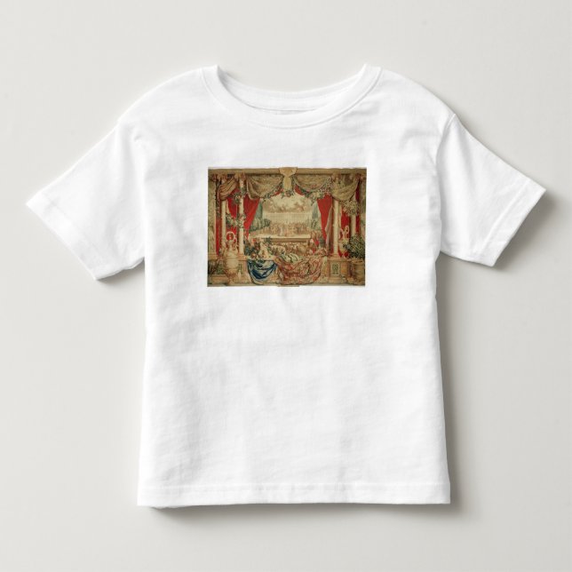 Camiseta De Bebé El mes de enero el Louvre (Anverso)