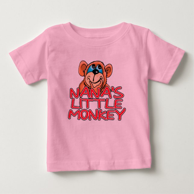 Camiseta De Bebé El monito de Nana (Anverso)