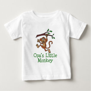 Camiseta De Bebé El monito de Opa