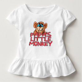 Camiseta De Bebé El monito de papá