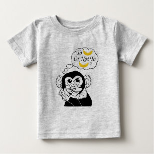 Camiseta De Bebé El mono de Shakespeare