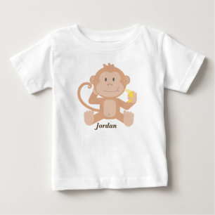 Camiseta De Bebé El mono lindo del bebé