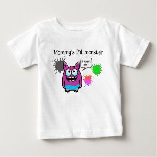 Camiseta De Bebé el monstruo de l'il de mamá