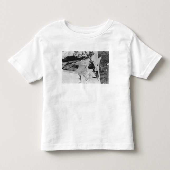 Camiseta De Bebé El Monte Rainier, escaladores del glaciar de WA (Anverso)