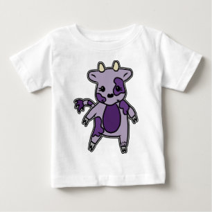 Camiseta De Bebé El MOO púrpura