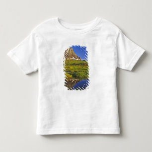 Camiseta De Bebé El Mt Clements se refleja en una pequeña piscina e