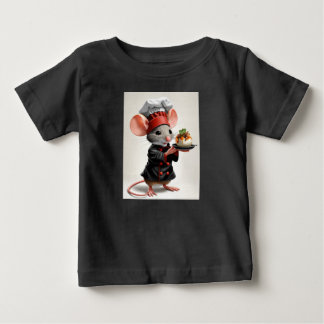 Camiseta De Bebé El mundo adorable de un pequeño ratón