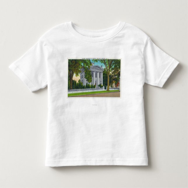 Camiseta De Bebé El museo del Cayuga de la historia y del arte (Anverso)