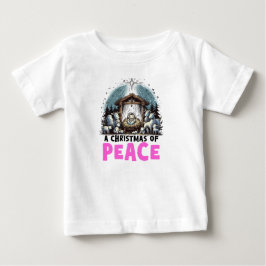 Camiseta De Bebé El Nacimiento de Cristo: Una Navidad de Paz
