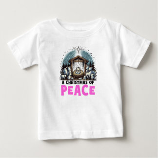 Camiseta De Bebé El Nacimiento de Cristo: Una Navidad de Paz