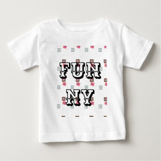 CAMISETA DE BEBÉ EL NEGRO DE LA NIÑA FUNNY MODERNA