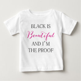 Camiseta De Bebé El negro es bello