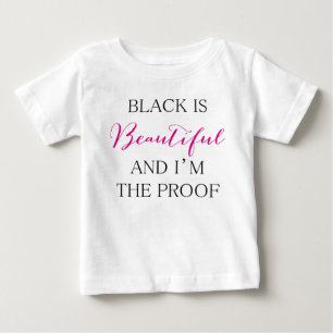 Camiseta De Bebé El negro es bello