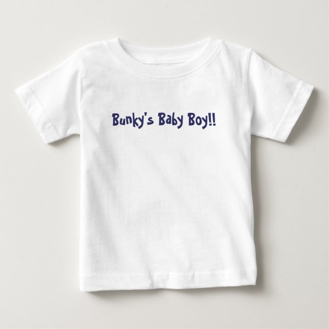 Camiseta De Bebé ¡El niño bebé de Bunky! (Anverso)