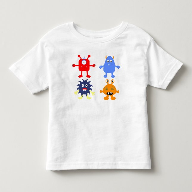 Camiseta De Bebé El niño con tema Monster Pullover Hoodie (Anverso)