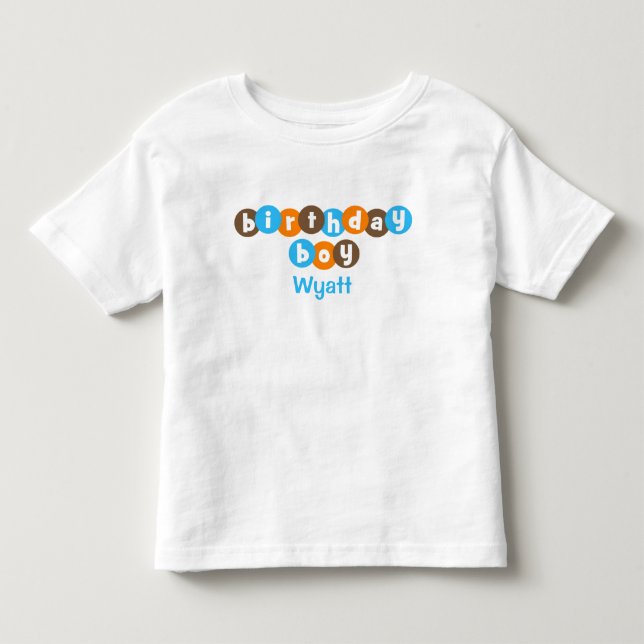 Camiseta De Bebé El niño de cumpleaños no es personalizado (Anverso)