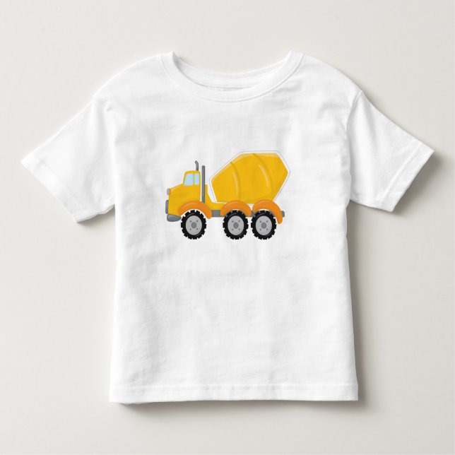 Camiseta De Bebé El niño de la construcción del mezclador de (Anverso)