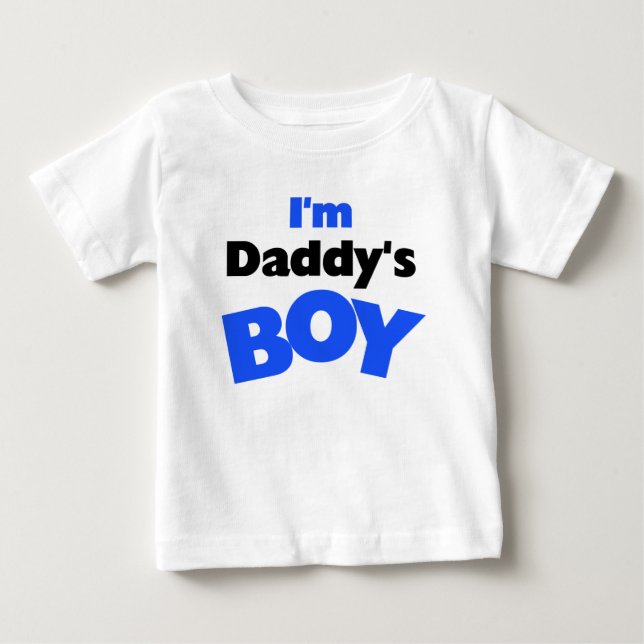 Camiseta De Bebé El niño de papá (Anverso)