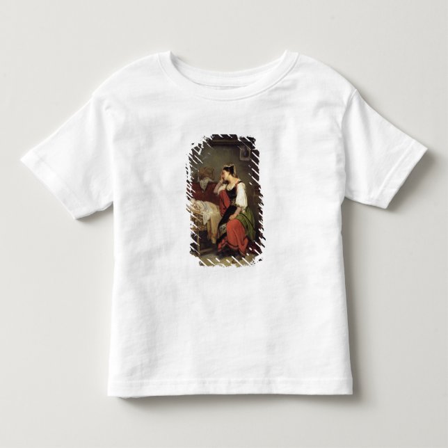 Camiseta De Bebé El niño enfermo (Anverso)