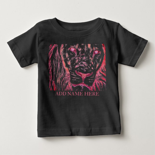 Camiseta De Bebé El niño león (Anverso)