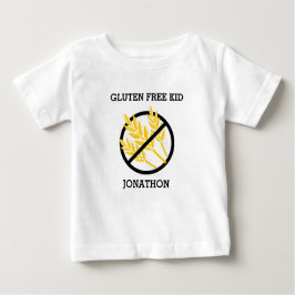 Camiseta De Bebé El niño libre del gluten no personalizó ningún