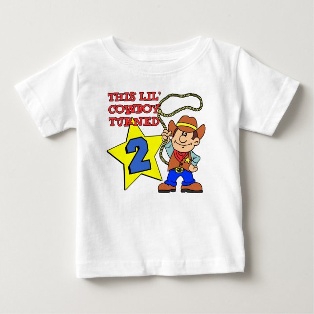 Camiseta De Bebé El niño pequeño de la noche cumplió dos años (Anverso)