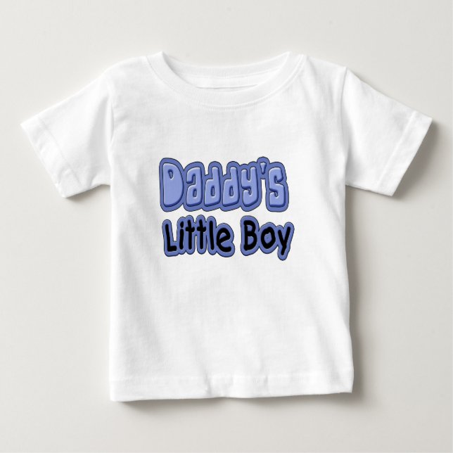 Camiseta De Bebé El niño pequeño de papá (Anverso)