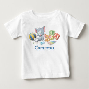 Camiseta De Bebé El niño Tom y Jerry jugando con juguetes