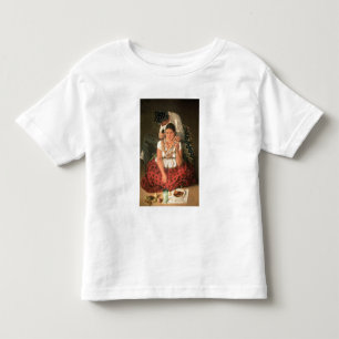 Camiseta De Bebé El niño y Chica Gipsy, (aceite sobre lienzo)