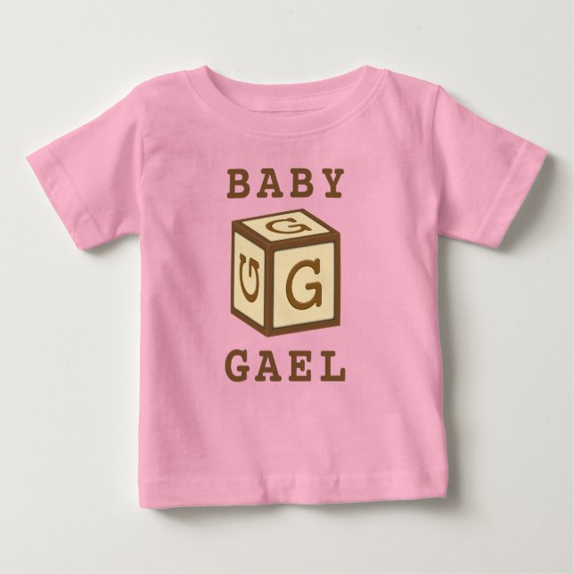 Camiseta De Bebé El nombre de Gael en ropa estadounidense (Anverso)