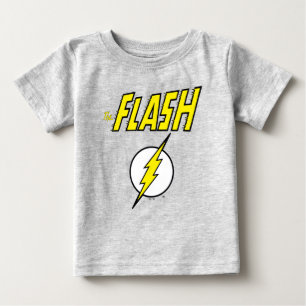 Camiseta De Bebé El nombre de The Flash y el logotipo del rayo