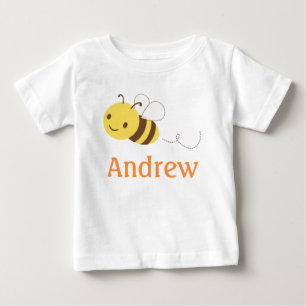 Camiseta De Bebé El nombre del abejorro del bebé personalizado