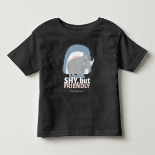 Camiseta De Bebé El Nuevo Hombre. Shy, pero amigable