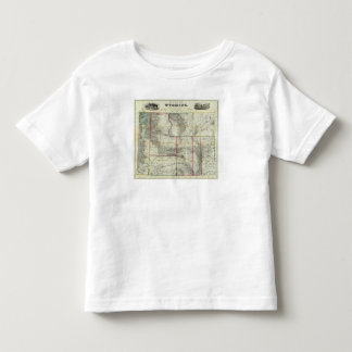 Camiseta De Bebé El nuevo mapa de Holt, Wyoming