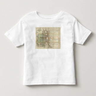 Camiseta De Bebé El nuevo mapa de Thayer del estado de Colorado