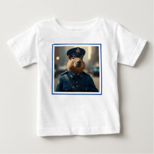 Camiseta De Bebé El oficial Capybara: Manteniendo la paz,