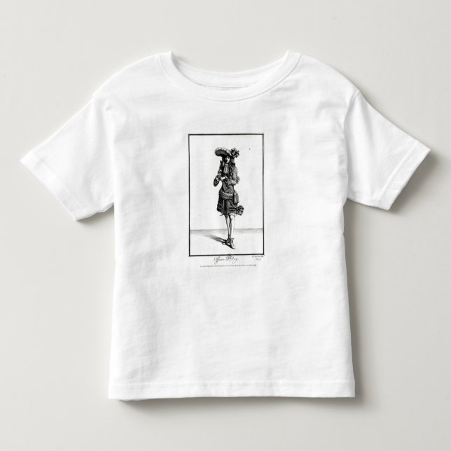 Camiseta De Bebé El oficial del rey, 1675 (Anverso)
