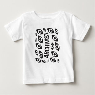 Camiseta De Bebé El Ojo Archivista Del Patrón Nubio