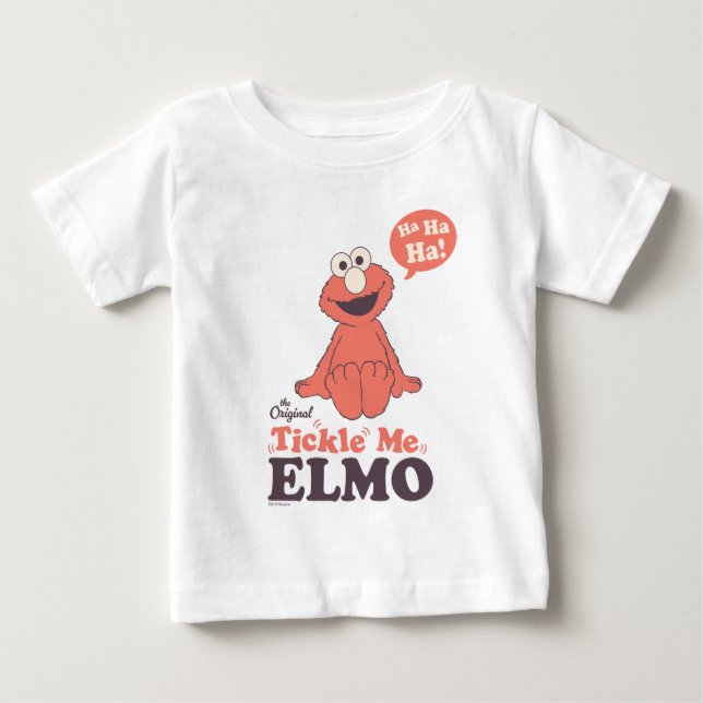 Camiseta De Bebé El Original Tickle Me Elmo (Anverso)