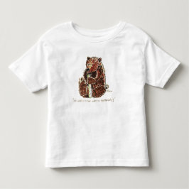Camiseta De Bebé El Oso Contempla la Hibernación