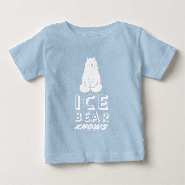 Camiseta De Bebé El Oso de Hielo Sabe (Anverso)