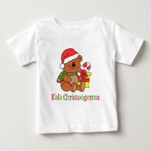 Camiseta De Bebé El oso Navidad griego