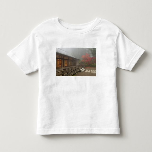Camiseta De Bebé El pabellón del Jardín Japonés de Portland (Anverso)